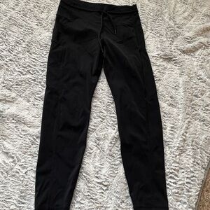 Zyia black drawstring leggings